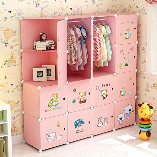 Armario infantil azul de 12 puertas ideal para organizar juguetes en el dormitorio 3