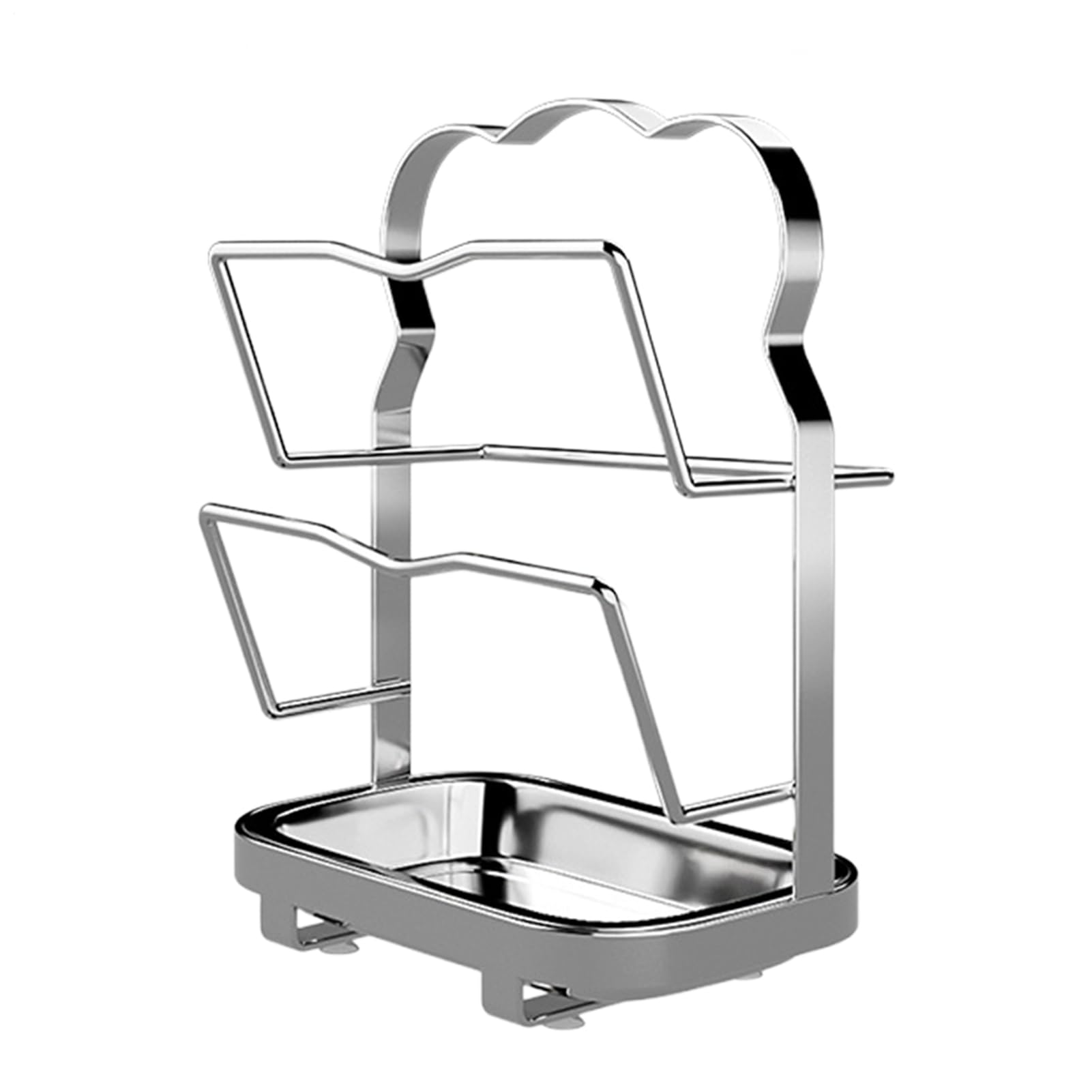 Range-Couvercles de Casserole et Porte-Ustensiles Cuisine Murale pour Armoire