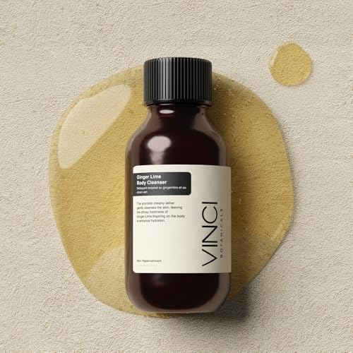 Image of Vinci Botanicals Ginger Lime Body Cleanser | Cleanses Gently Yet Thoroughly | Alternative to Regular Soap | Hydrates and Revitalises | Cruelty Free & Vegan | Paraben Free | 90 ml