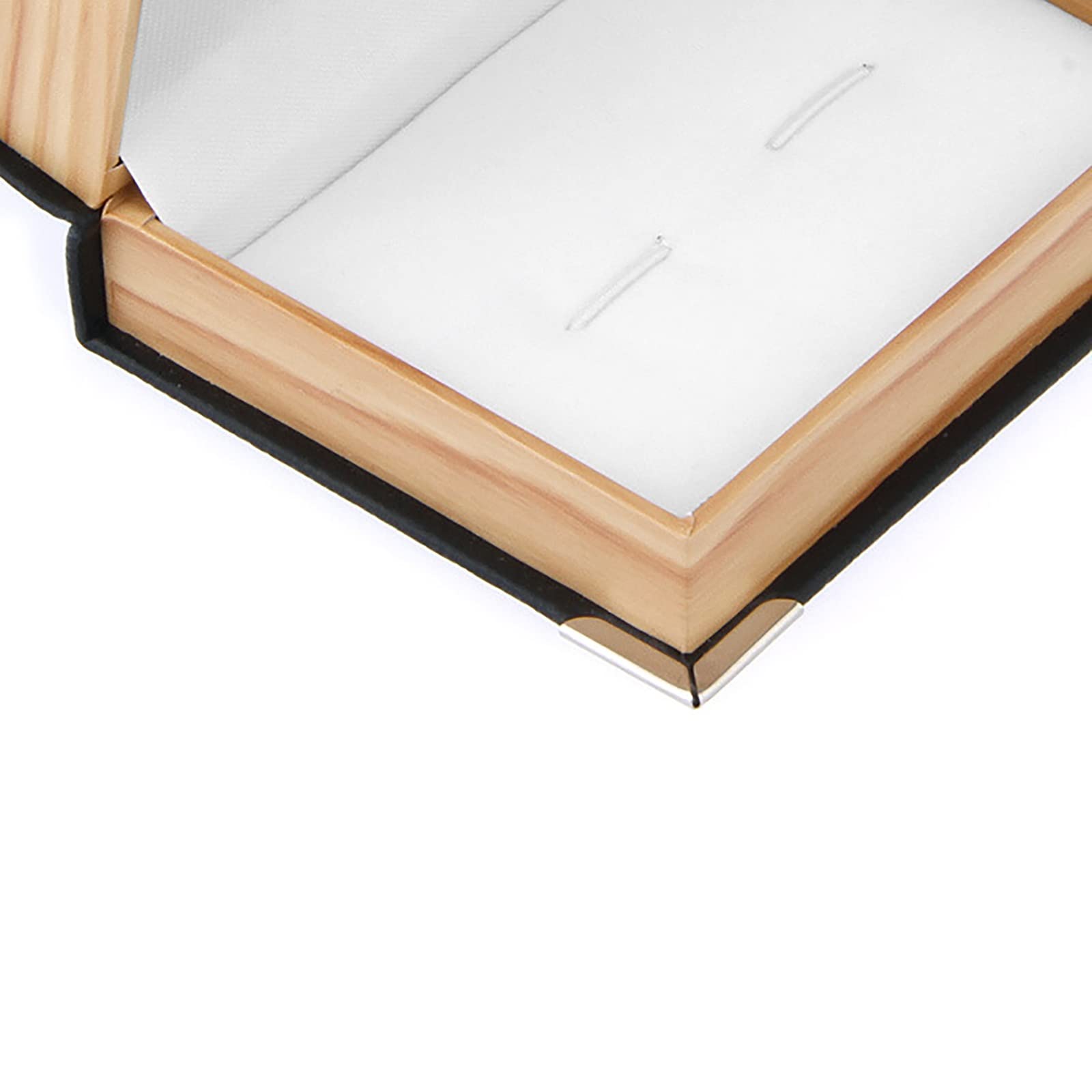 Boîte à Boutons de Manchette en Cuir PU, boîte d'emballage pour Boutons de Manchette pour Affaires de Mariage (Noir 8,7 x 6,8 x 4 cm) (Noir 8,7 x 6,8 x 4 cm)