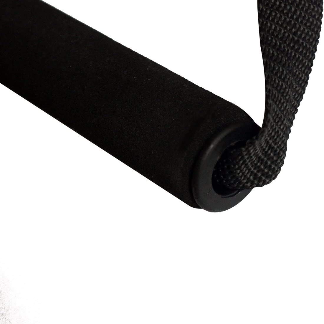 Toweter Pilates Fitness-Tube Elastica di Resistenza per Fitness con Maniglie (Rosso)
