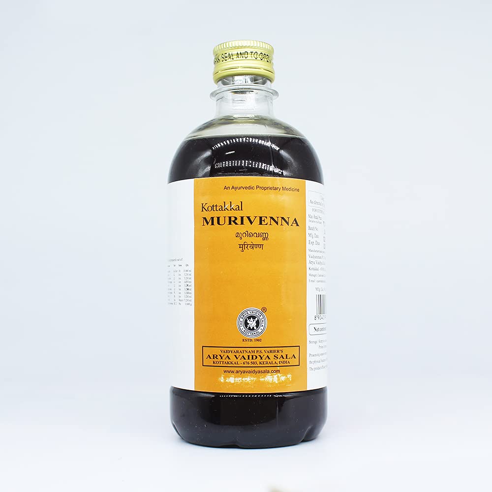 Murivenna Tailam-500ML, (Pack Of 1), Of Arya Vaidya Sala Kottakkal and get Golden Oldie Herbs®, Sukanthi Pills-1gm