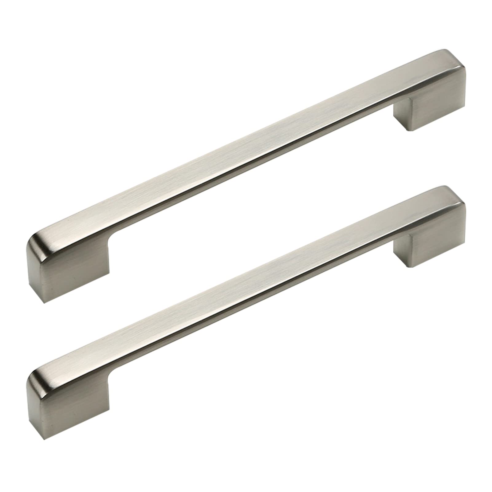 Niusabou One Color Bow Pulls Door Handles, Kitchen Cabinet Drawer Door Pulls Hardware 2 Pcs Zincy Bow Hole Distance 192-224Mm(Hole Distance 192Mm)