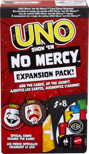 Mattel Games UNO Show em No Mercy Expansion Pack for Ages 7+