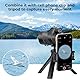 K&F Concept 12x50 HD Monokular Teleskop Handy Fernrohr mit Arca-Schnittstelle mit Telefonclip und Stativ für Vogelbeobachtung, Jagen, Wandern, Konzert