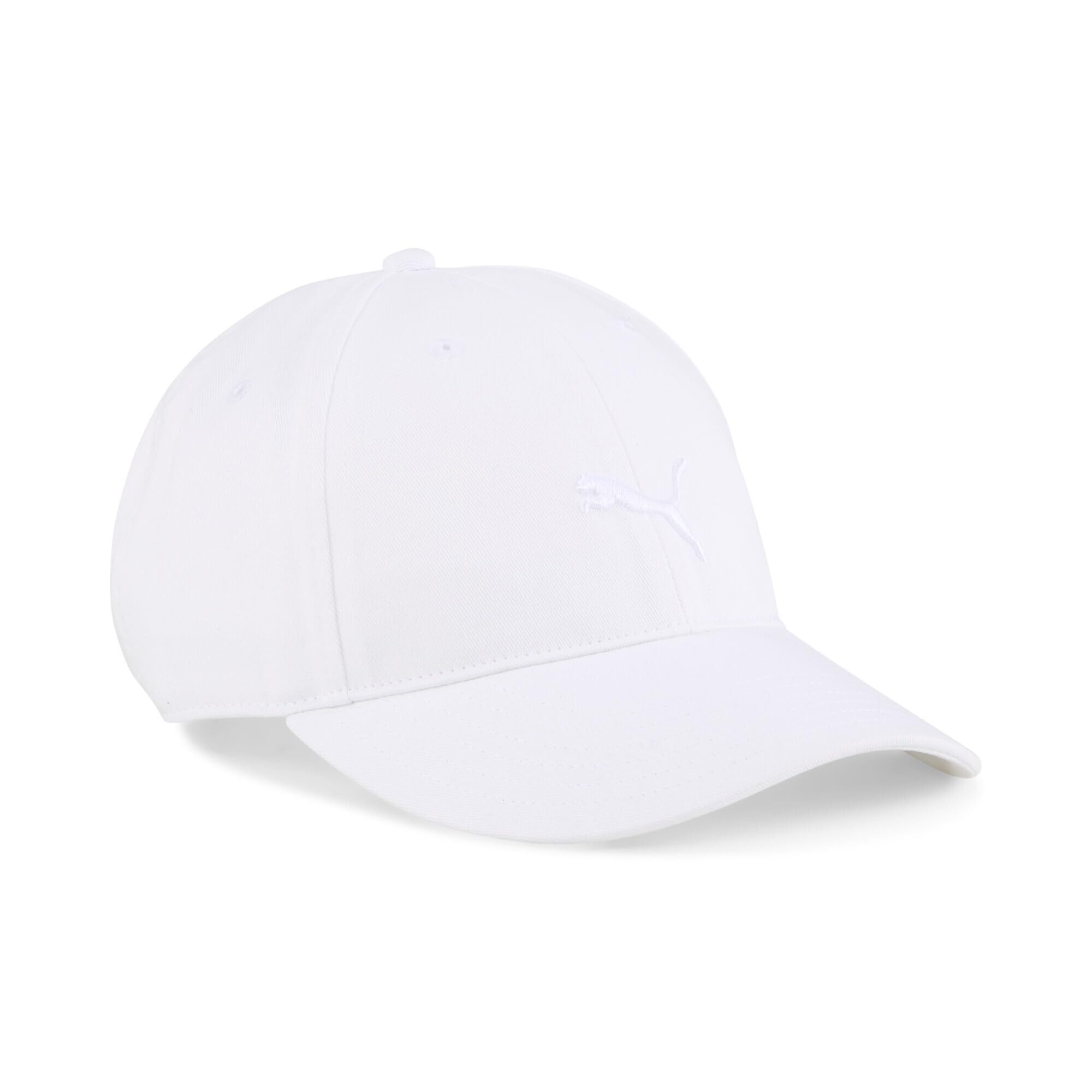 Puma Mens Premium Essentials Classic Bb Cap Baseball Unisex Puma White Mens