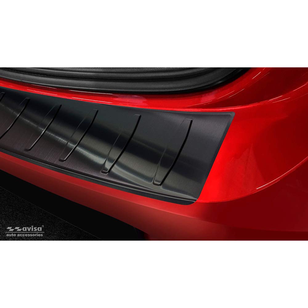 Teileplus24 Protezione Paraurti In Acciaio Inox Per Opel Corsa F (2019-07/2023) – Argento Lucido, Con Nastro 3M, Prodotta A Berlino - 2
