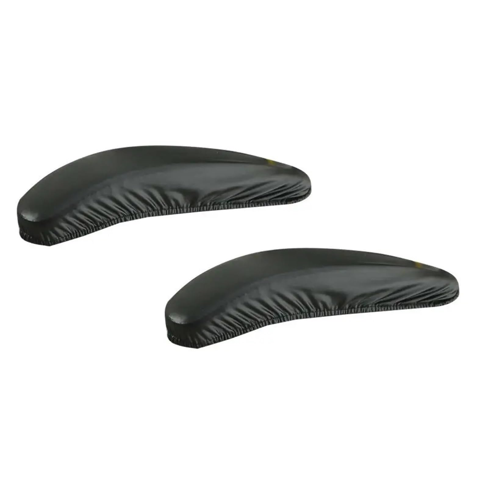 Mlyvax 8Pairs Computer Chair Arm Cover Elastic Dustproof Stretch Office Leather Armrest Cover Half Pack(Black)