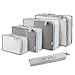 5 Set Packing Cubes - Travel Luggage Packing Organizers with Laundry Bag