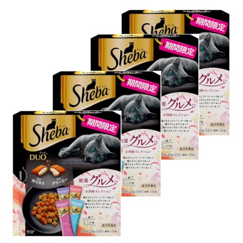 �V�[�o �f���I ���L�p���I�O���� �������Z���N�V���� 200g(20g×10��)×4�� ���Ԍ��菤�i�h���C�t�[�h ����� �J���J�� �����h�{�H �L���b�g�t�[�h �L Sheba DUO ������ ���� �܂Ƃߔ���