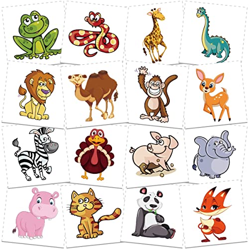 30 Sheets (210pcs) Animals、Shark、Cars waterproof Temporary Tattoos For Kids,Cartoon Mixed Styles Tattoos for Grils and Boys children's Fake Tattoo stickers toys,Party Supplies Gifts