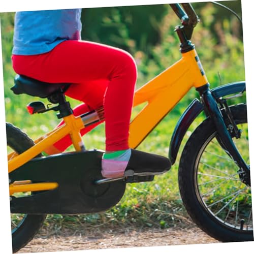 Cubiertas para zapatos de ciclismo negras miniatura 3