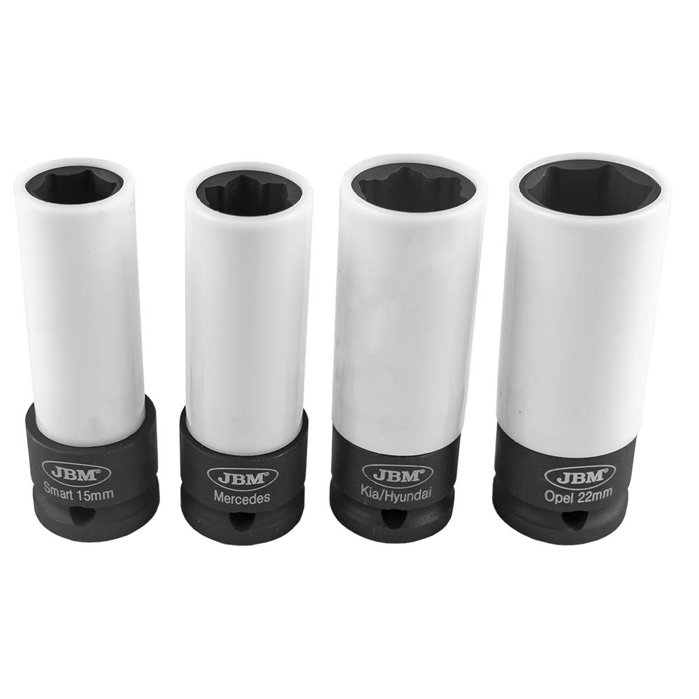 Set DE 4 Vasos DE Impacto para Llantas DE ALEACIÓN - 1/2" - 53587