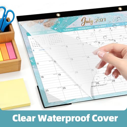 Image of ZTX Desk Calendar 2026-2027,18 Month Academic Desk Calendars