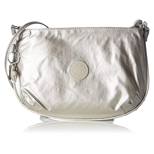 Kipling Borse Messenger, 27 cm, Argento