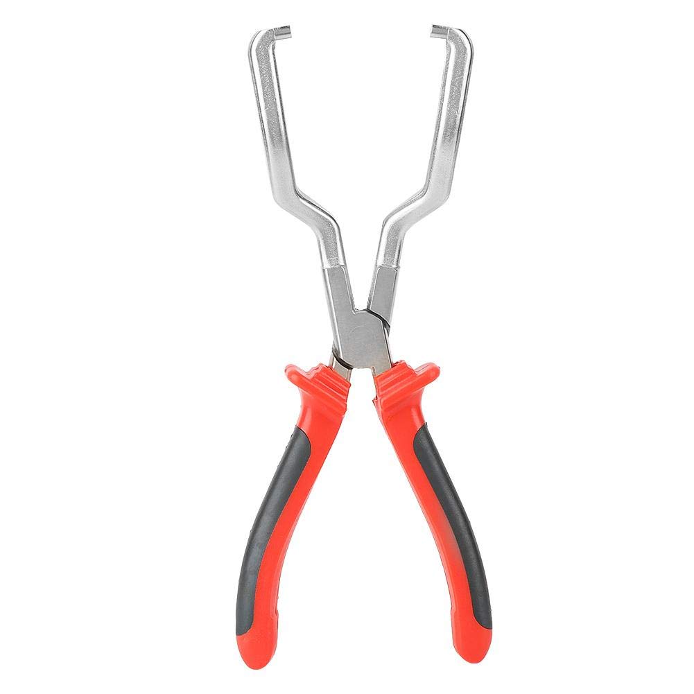 KIMISS Fuel Line Plier, Carbon Steel Hose Pipe Clamp Clip Petrol Hose Pipe Disconnect Release Removal Pliers
