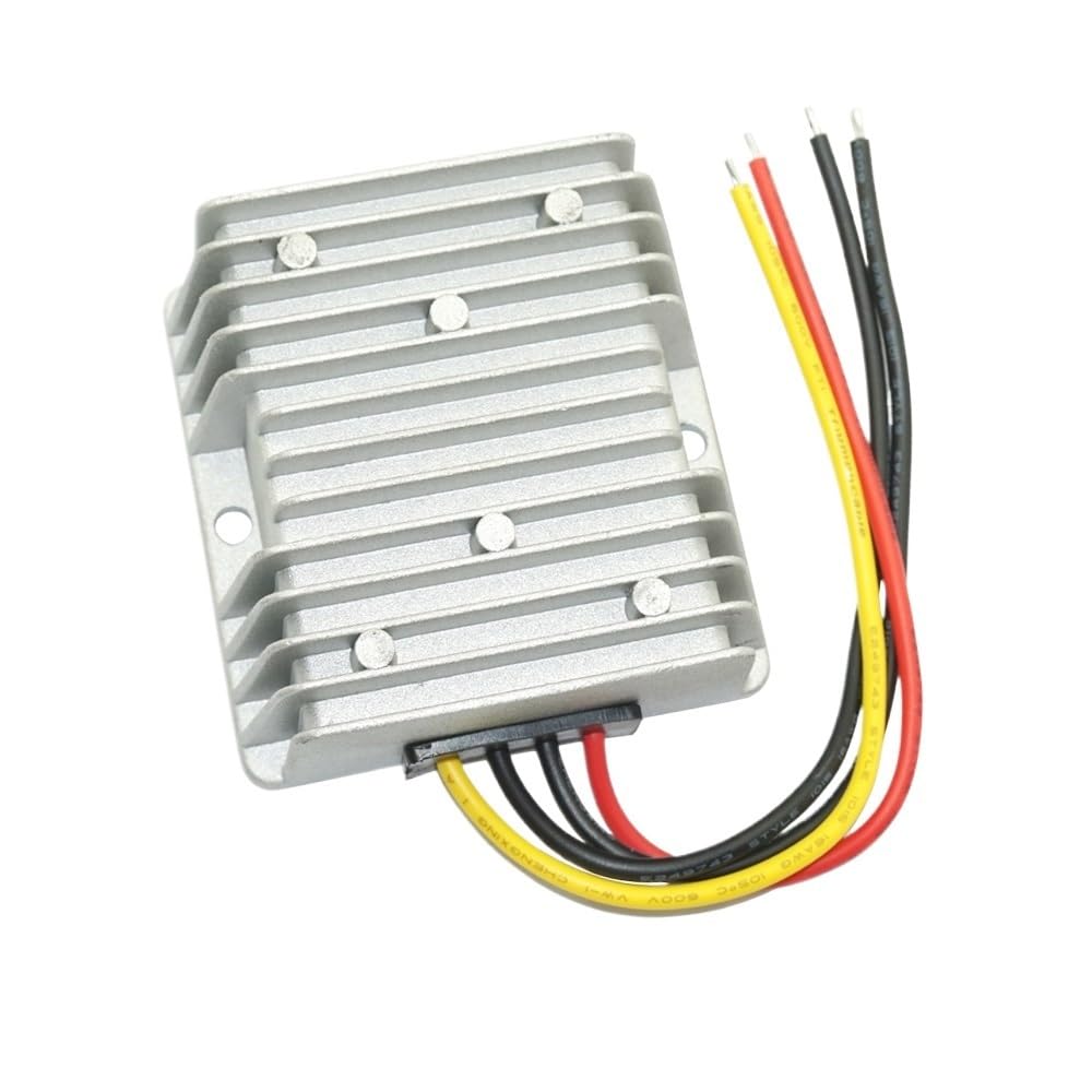 PWANUIGTE 60V 72V to 12V 10A 20A DC Step-Down Power Converter 30-90V to 120W 240W Buck Voltage Regulator for Cars Carts(12V 10A)