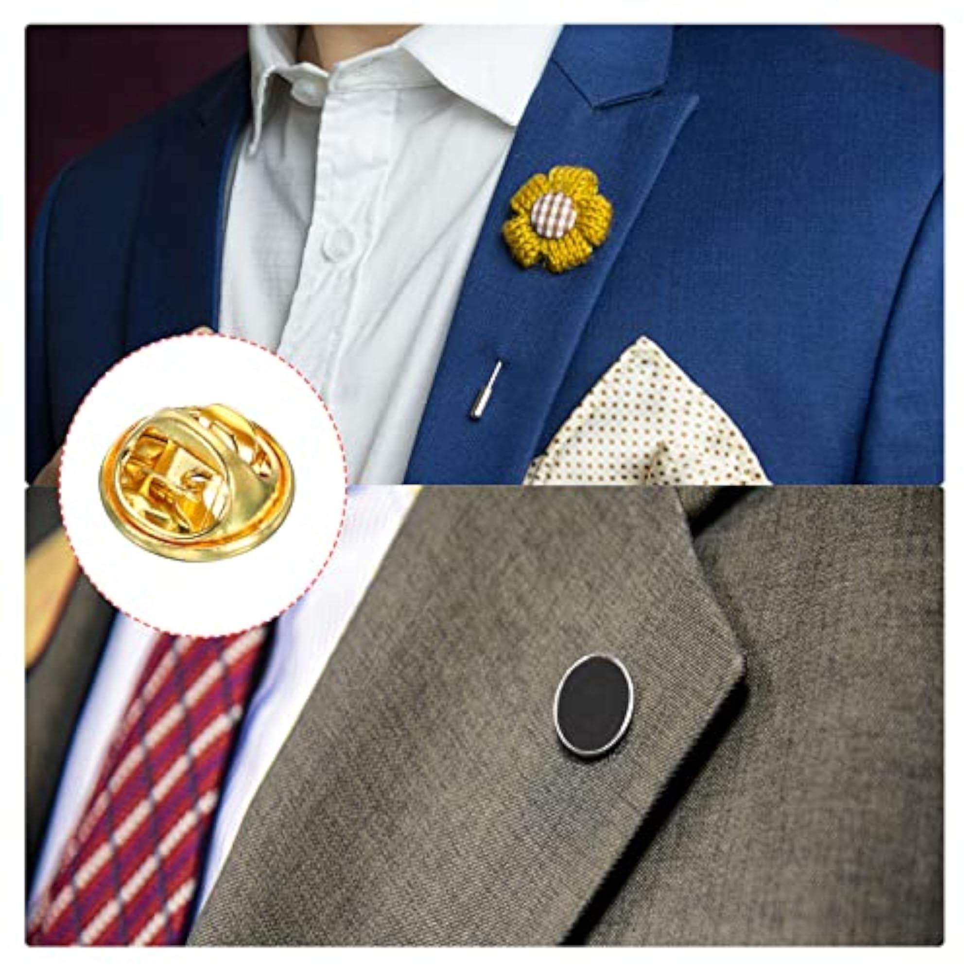 100 Pack Metal Lapel Pin Backing, Decorative Accessories