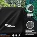 Simple Houseware 72 in. Heavy-Duty BBQ Gas Grill Cover, 600D Polyester Waterproof, Weather-Resistant
