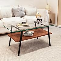 Amazon.co.jp: ガラスローテーブル モダン長方形ファッション