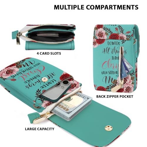 Image of WIRESTER Small Crossbody Cell Phone Bag, Cute Shoulder Bag, Fashionable Bag for Walking, Traveling, Shopping, Working