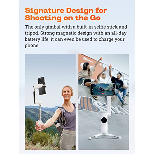 Insta360 Flow, AI-Powered Smartphone Stabilizer, Auto Tracking Phone Gimbal, 3-Axis Stabilization - Image 4