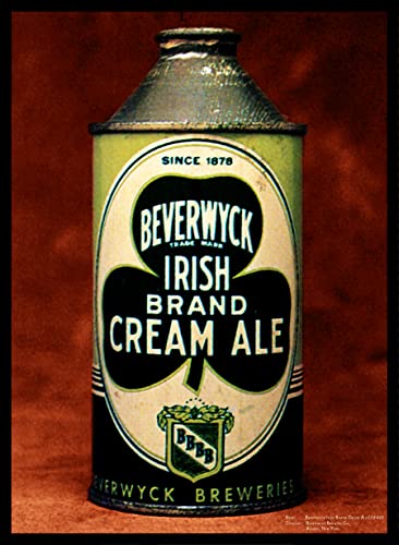 Beer Can Poster Beverwyck Irish Cream Ale
