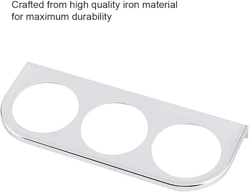 Miniatura 2 de Soporte de calibre de 2.047 in2 pulgadas, 3 agujeros, triple panel de instrumentos, soporte de montaje para panel de instrumentos del automóvil,