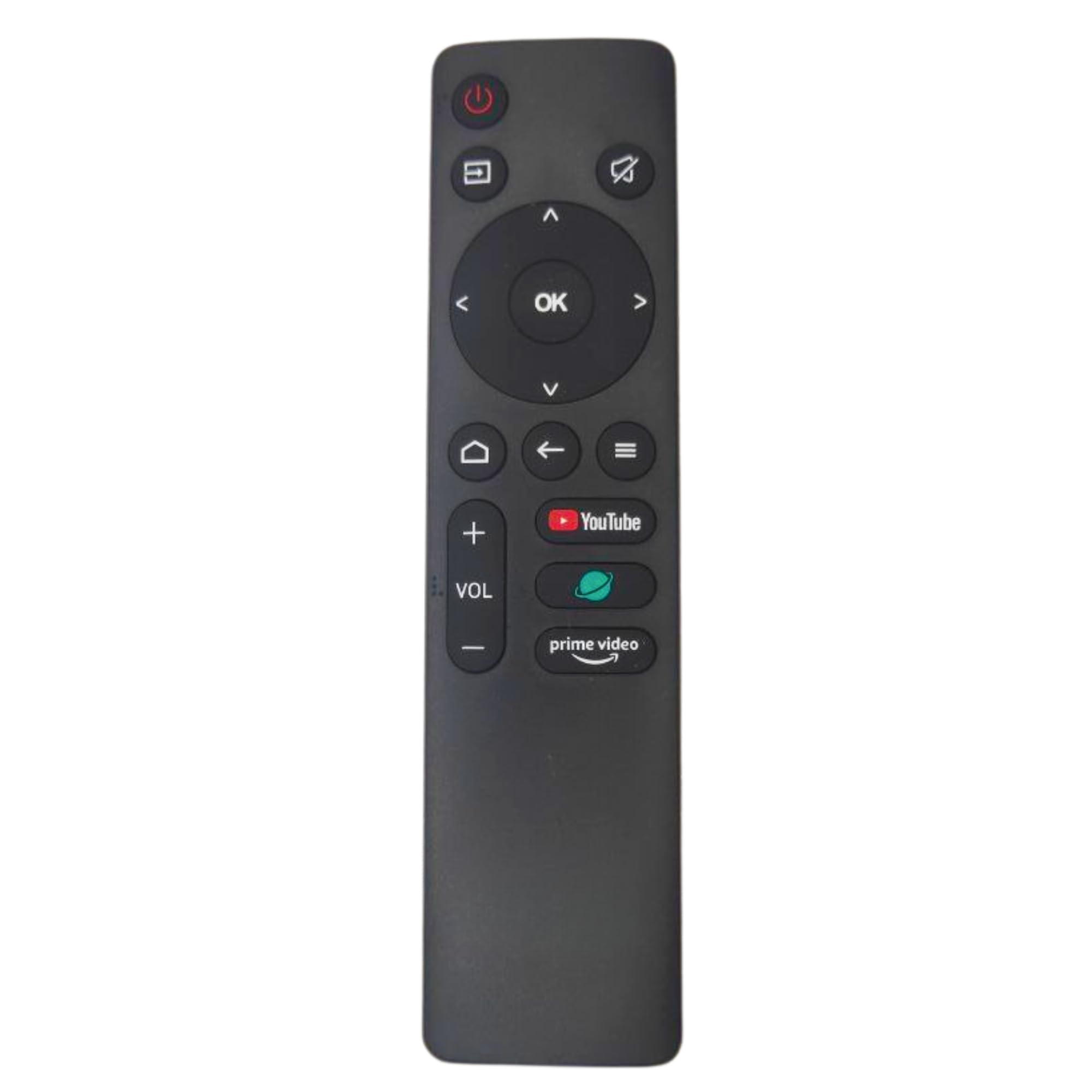 BLUKEY Remote Control for ALT Smart LED TV (Without Voice, Black)