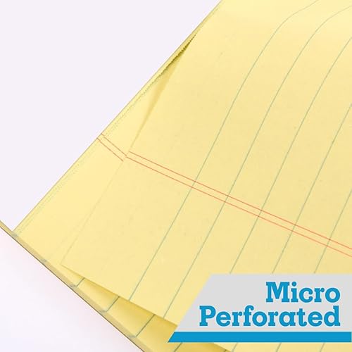 Miniatura 10 de KAISA Bloc legal pequeño, bloc de notas de 5 x 8 pulgadas, bloc de notas de rayas estrechas de 5 x 8 pulgadas para bloc de notas escolar, oficina,