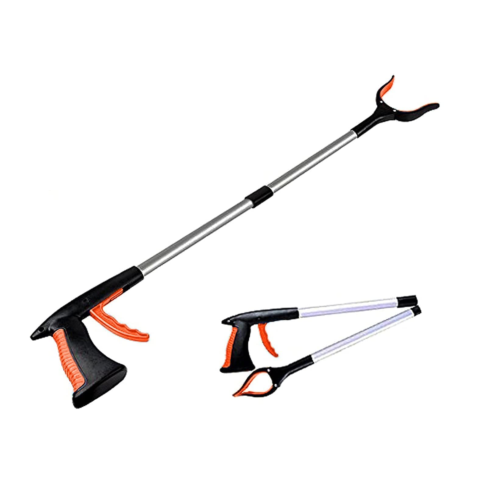Litter Picker, Garden Picker Clamp Extender Grabber Collapsible Garbage Collection Tool GR