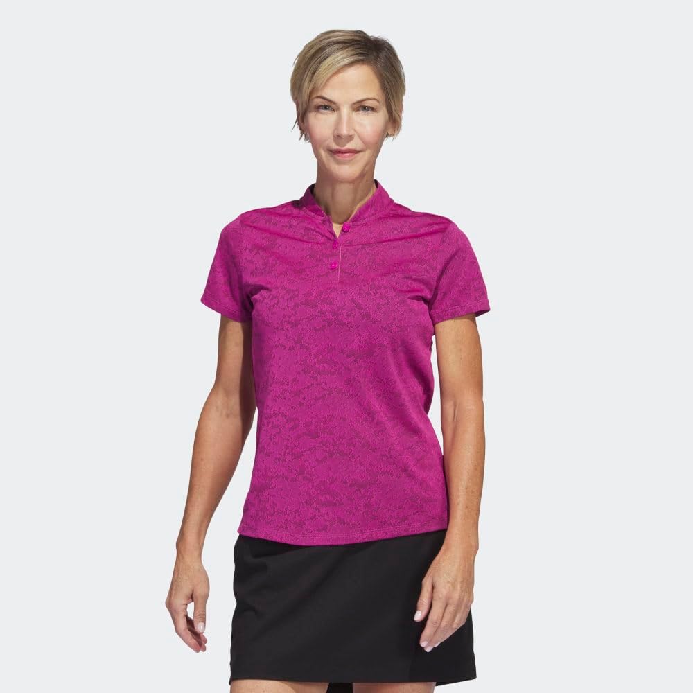 adidas Women's Jacquard Golf Polo Shirt