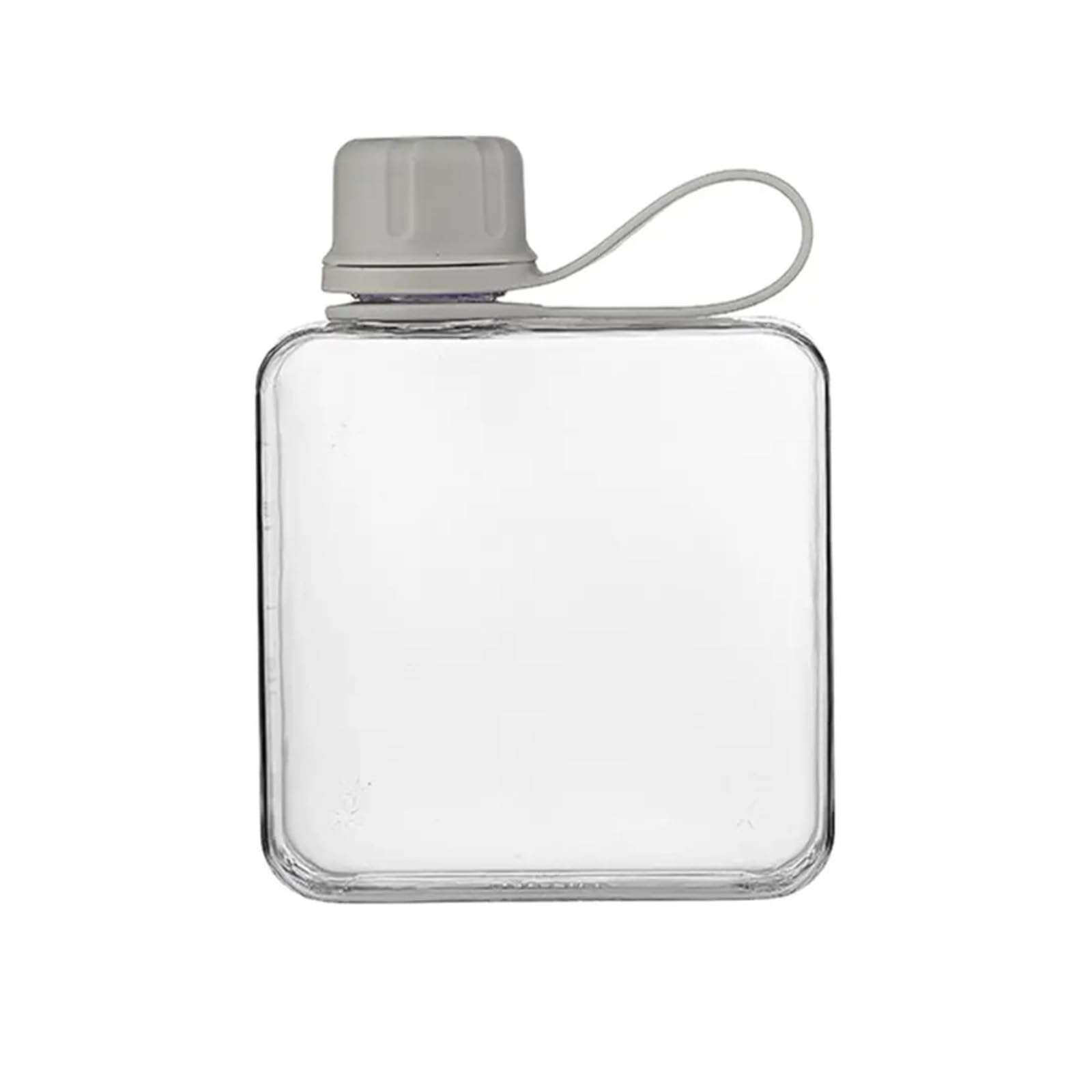 Amazon.com: 1 square water bottle 320ml, portable flat beverage cup,  ultra-thin cold water bottles, sports water bottles, summer hiking water  bottle, used for wallet, travel pocket, sports and fitness (gray) : Sports