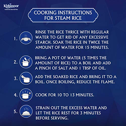 Image of Kohinoor Traditional Authentic Basmati Rice, 5 kg Pack