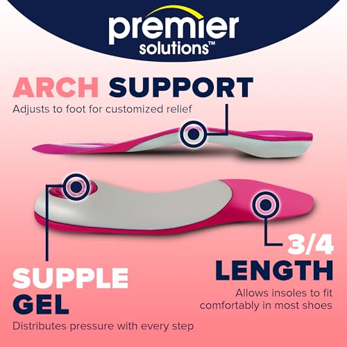 Image of Tri-Blance Gel Orthotic Insoles for Women - 3 Pack
