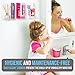 Pretty Display Acrylic Bathroom Shelves [2 Pack] Wall Mounted 15