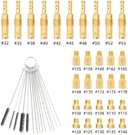 Amazon 45個セット メインジェット パイロットジェット キャブレターセッティング ジェット Cvk Pe Pz Pwk Okoなどに適応 キャブレターパーツ 30個セット ピンクリーナー15個 ジェット 車 バイク Amazon 45個セット メインジェット パイロットジェット キャブレターセッティング ジェット Cvk Pe Pz Pwk Okoなどに適応 キャブレターパーツ 30個セット ピンクリーナー15個 ジェット 車 バイク