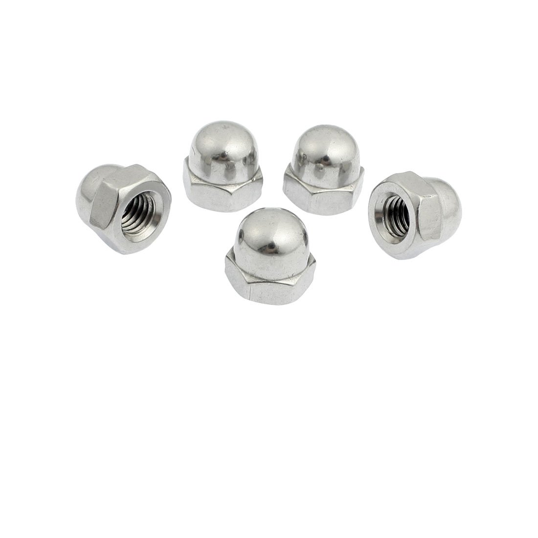 Uxcell Acorn Hex Cap Nuts - 20Pcs M8 Dome Nuts 316 Stainless Steel Hexagon Decorative Cap Nut
