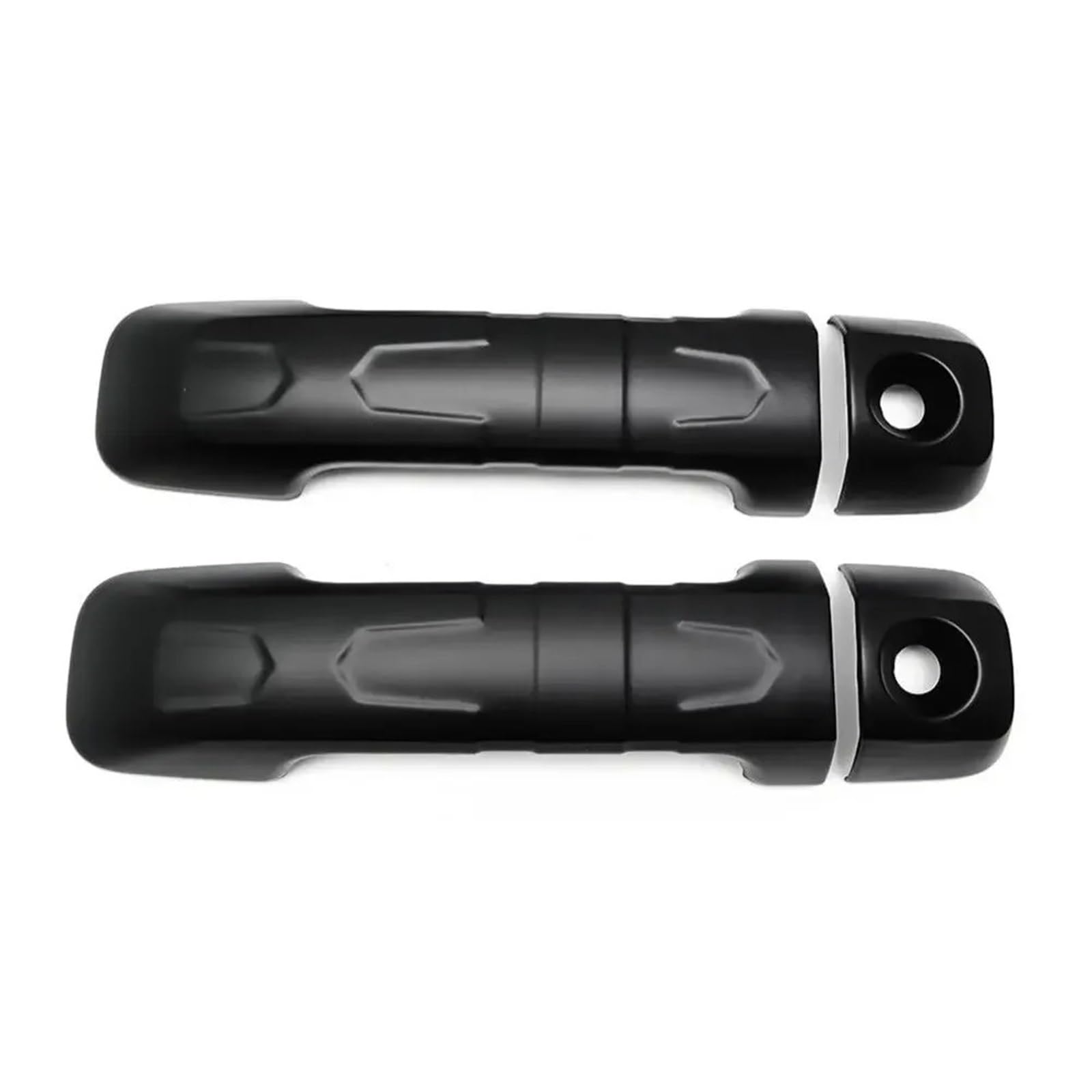 DUDUYANG Car Outside Door Handle for Toyota FJ for Cruiser 2007-2022 2021 Black Car Exterior Outer Door Handle Moulding Cover Trim Sticker Frame Decor Accessories