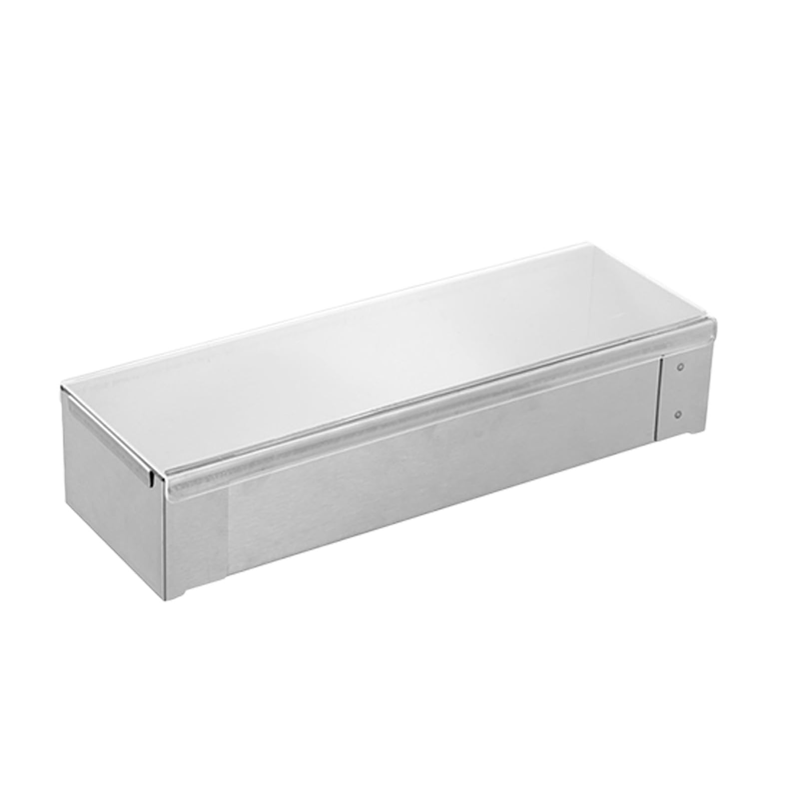 SXRQ Premium Nonrust Steel Tiramisu Baking Pan with Acrylic Lid Baking Tray for Even Heat Distribution and Easy Releases Rustless Dessert Molds