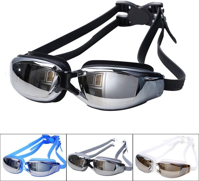 ファイル水水泳メガネ大人の水泳メガネ男性と女性はメガネで調整できますウォータースポーツメガネ