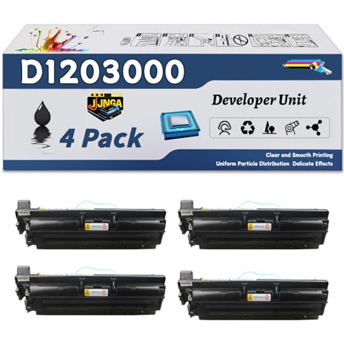 JJNGA D1203000 Developer Unit is Compatible for Ricoh Aficio MP 2352SP 2852 2852SP 3352 3352SP MP 2553 3053 Printers (4 Pack Black)