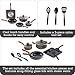 IMUSA 10pc Mexican Talavera Design Cookware Set with Tools