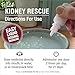 HomeoPet Feline Kidney Rescue, Safe and Natural Renal Supplement for Cats and Kittens, 15 Milliliters