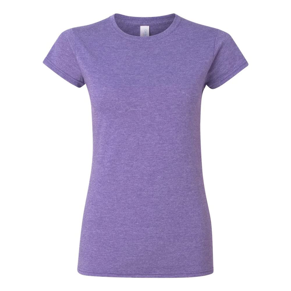 Gildan Women's Violet / Softstyle Midweight T-Shirt (M) (Violet)