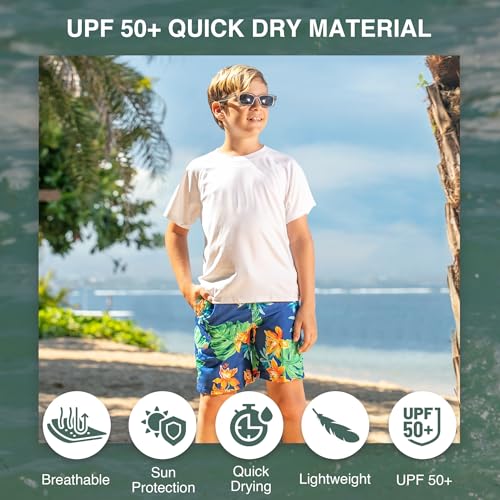 Image of Kanu Surf Boys' Avalon Quick Dry UPF 50+ Beach Swim Trunk