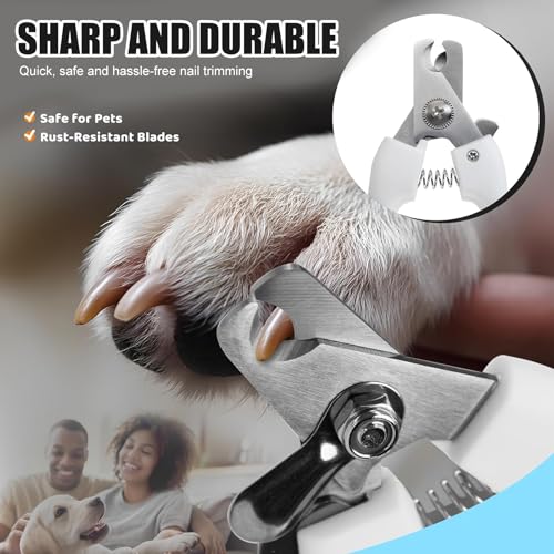 deegbbyi Hundepflege Hängematte, Katzenpflege Hängematte, Haustierpflege Hängemattengeschirr, Hängematte zum Krallenschneiden für Hunde, für Grooming mit 2 S Haken, mit Nagelknipser Nagelfeile