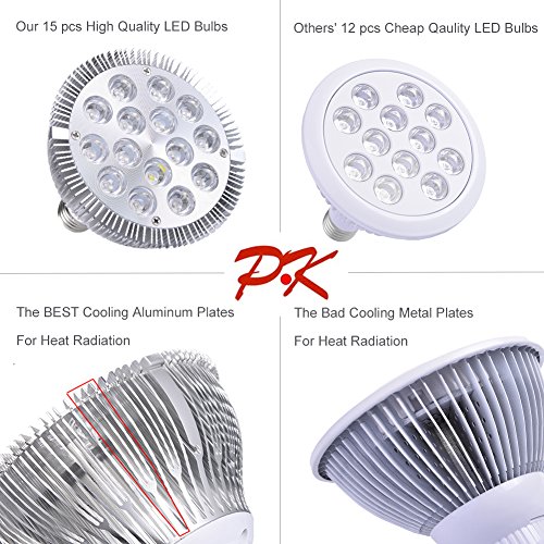 LEDGLE E27 30W Grow LED Luci per Piante Crescita