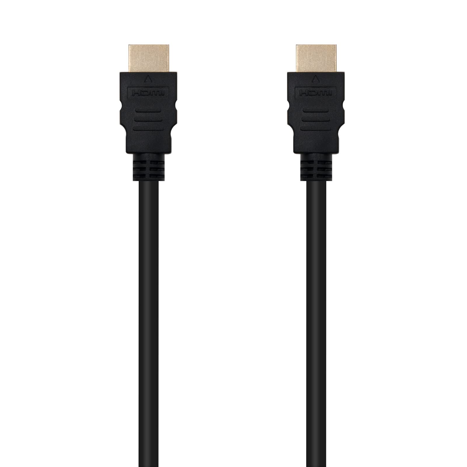 NANOCABLE 10.15.1700 - HDMI Cable V1.4 High Speed/HEC, A/M-A/M, Black, 1 m, Black/White - Image 2