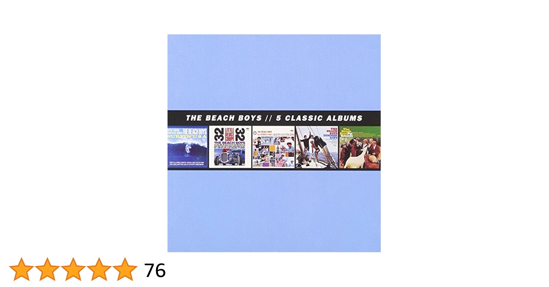 輸入盤・5CD　ザ・ビーチ・ボーイズ　5 CLASSIC ALBUMS Amazon.com: 5 Classic Albums [5 CD]: CDs & Vinyl